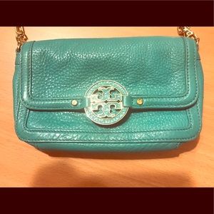 Tory birch mint green crossbody