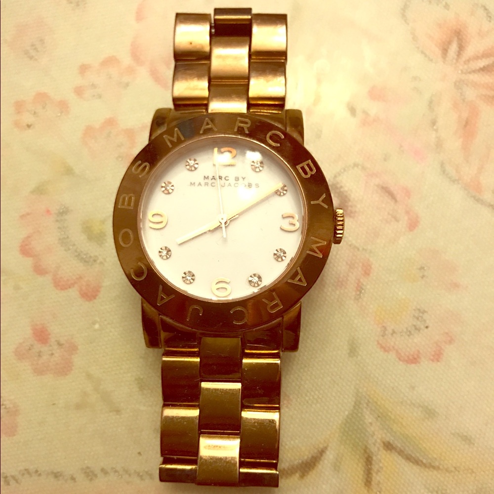 Marc Jacobs rose gold watch