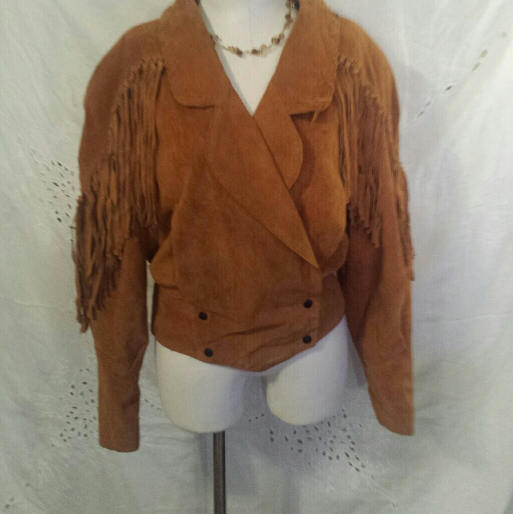 Frontier Suede Fringe Coat