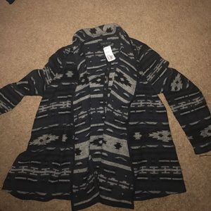 Aztec Print Cardigan/Jacket-- NWT