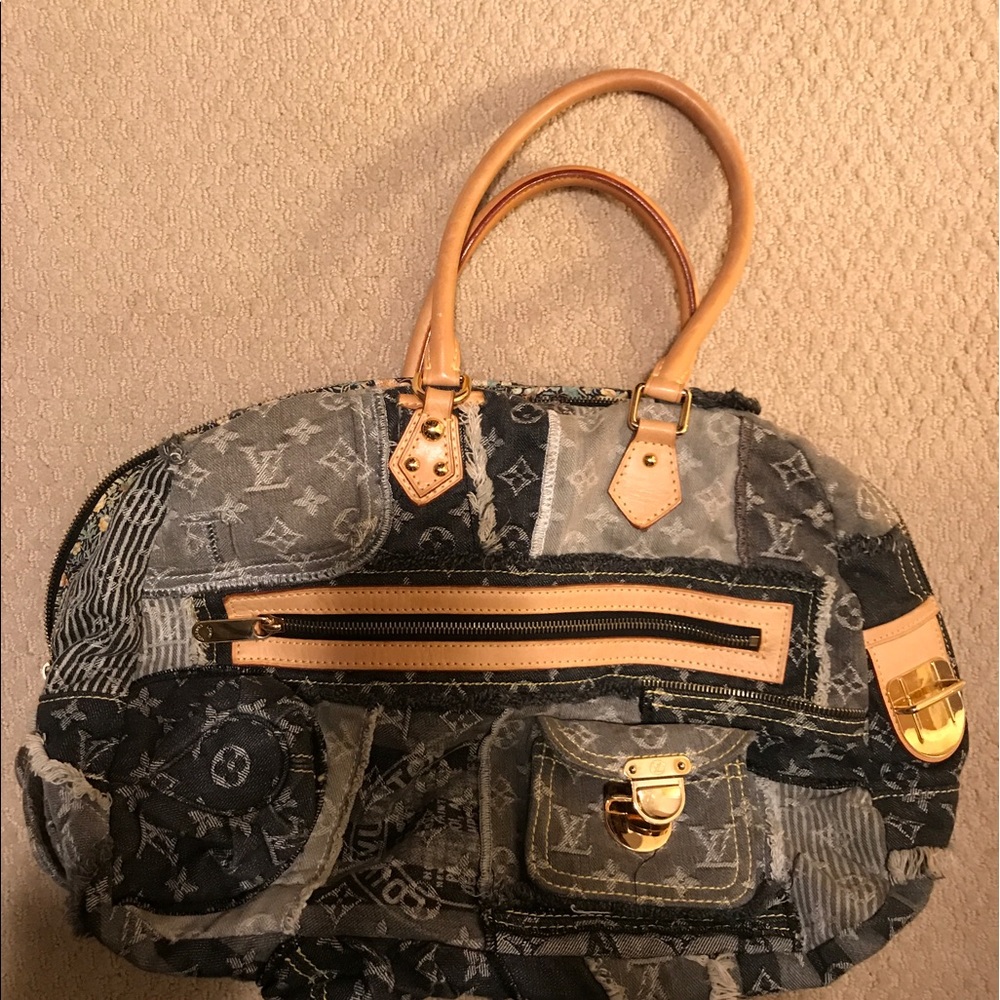 Louis Vuiton denim bag. Authentic and fabulous!