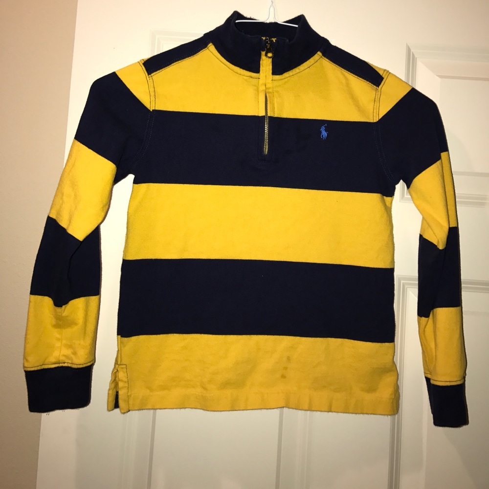 Boy's Half Zip Polo Shirt