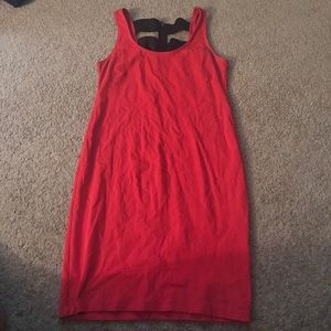 Red Bodycon dress, very cute!