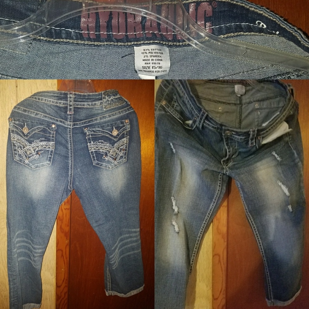 Jean capris size 15 hydraulic brand