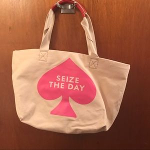 Kate Spade NY Seize the Day canvas tote!