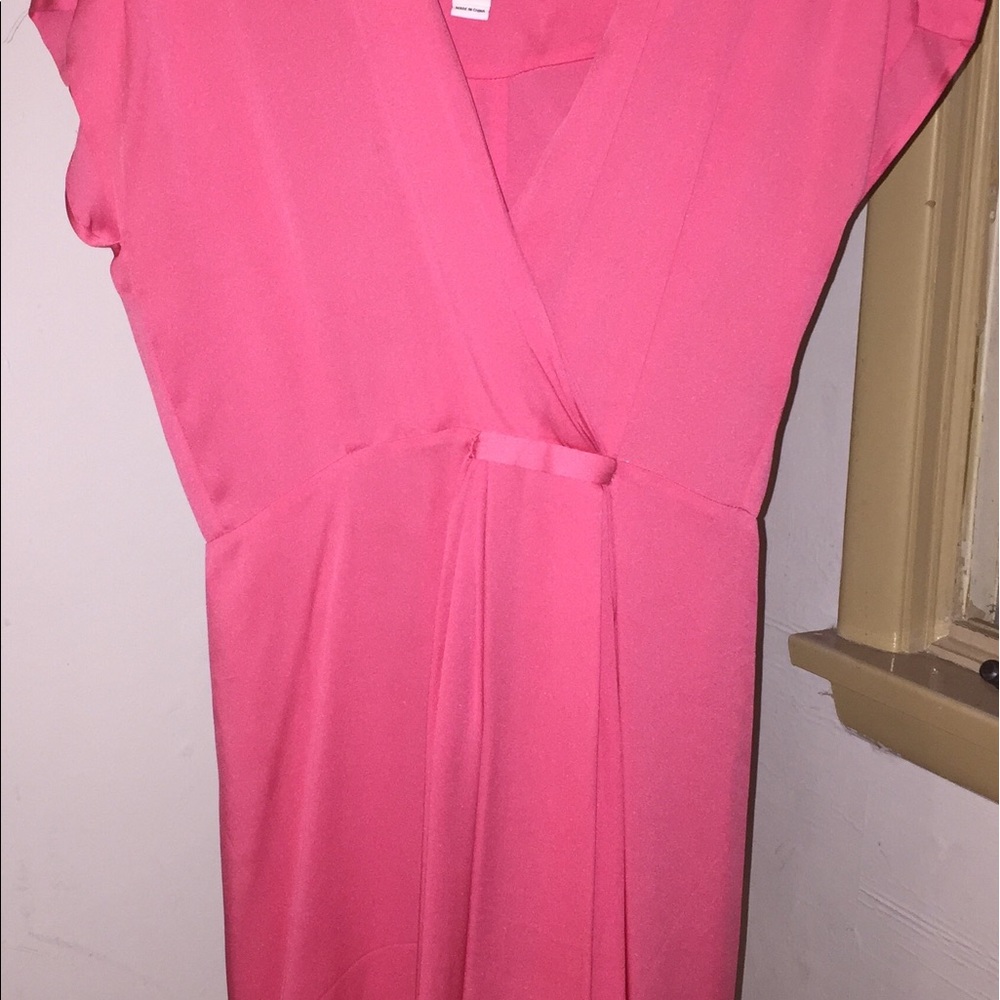 Silk wrap dress