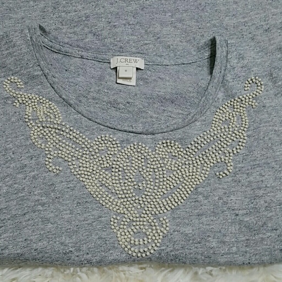 NWOT! Jcrew beaded collector tee - Picture 7 of 7