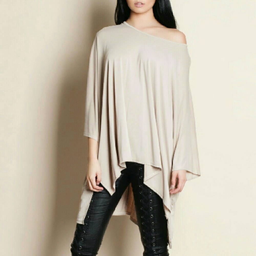 ♥ON SALE! Oversized hi low tee