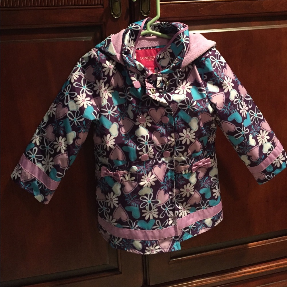 London Fog lined raincoat