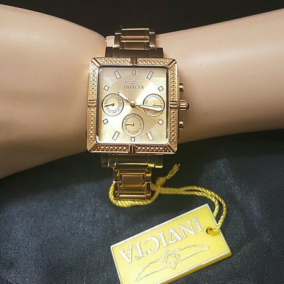 Big sale,$800 Invicta 18k gold ladies watch main image 5