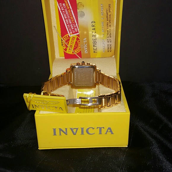 Big sale,$800 Invicta 18k gold ladies watch main image 4