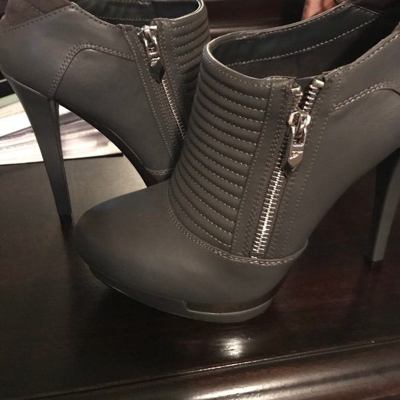 Fergie Shoes - Fergie Zip Stiletto Booties