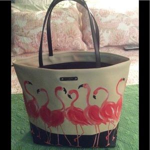 Kate Spade Flamingo Tote NWT
