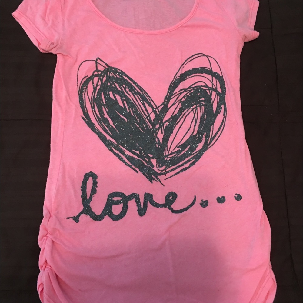 Pink "love" shirt