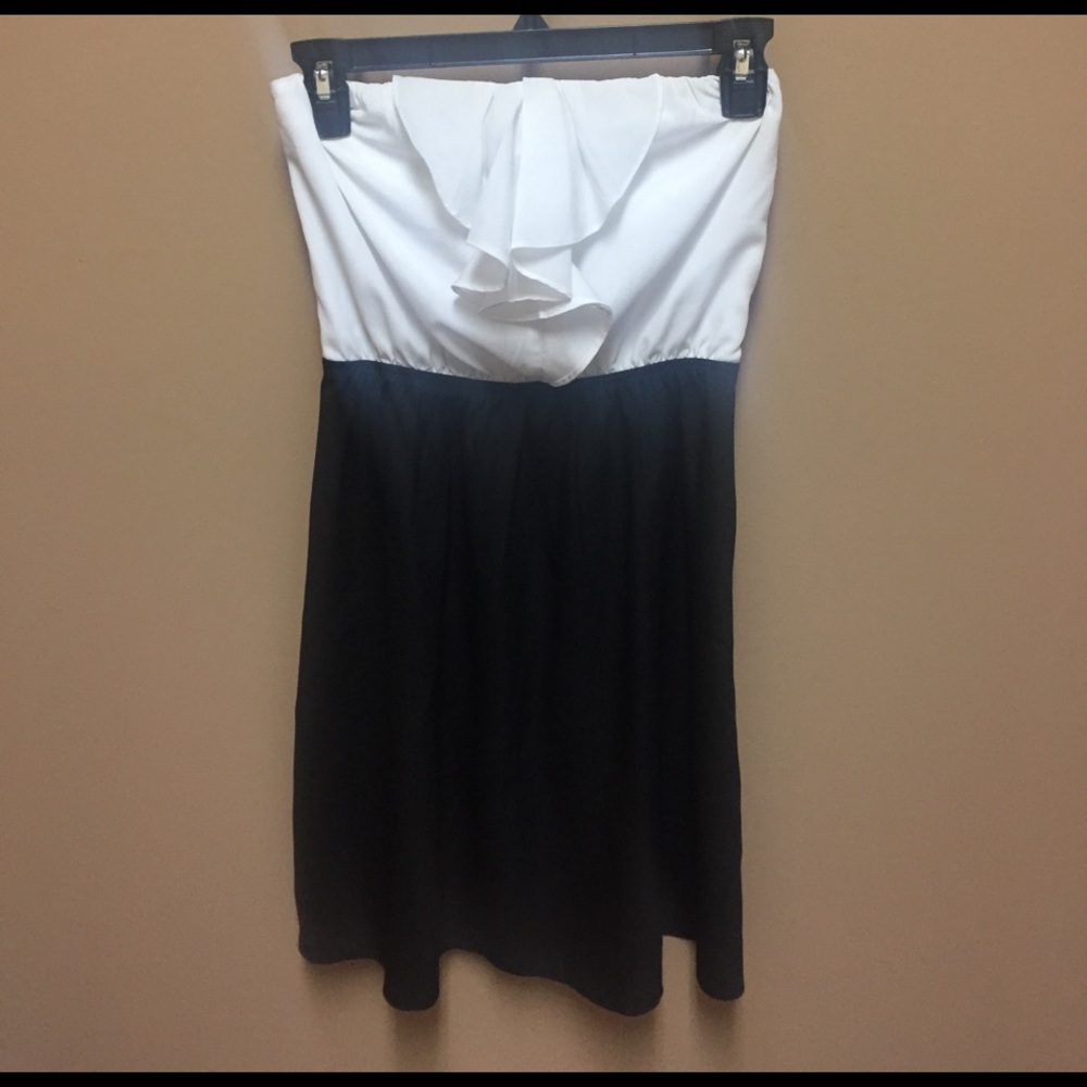 Express strapless dress