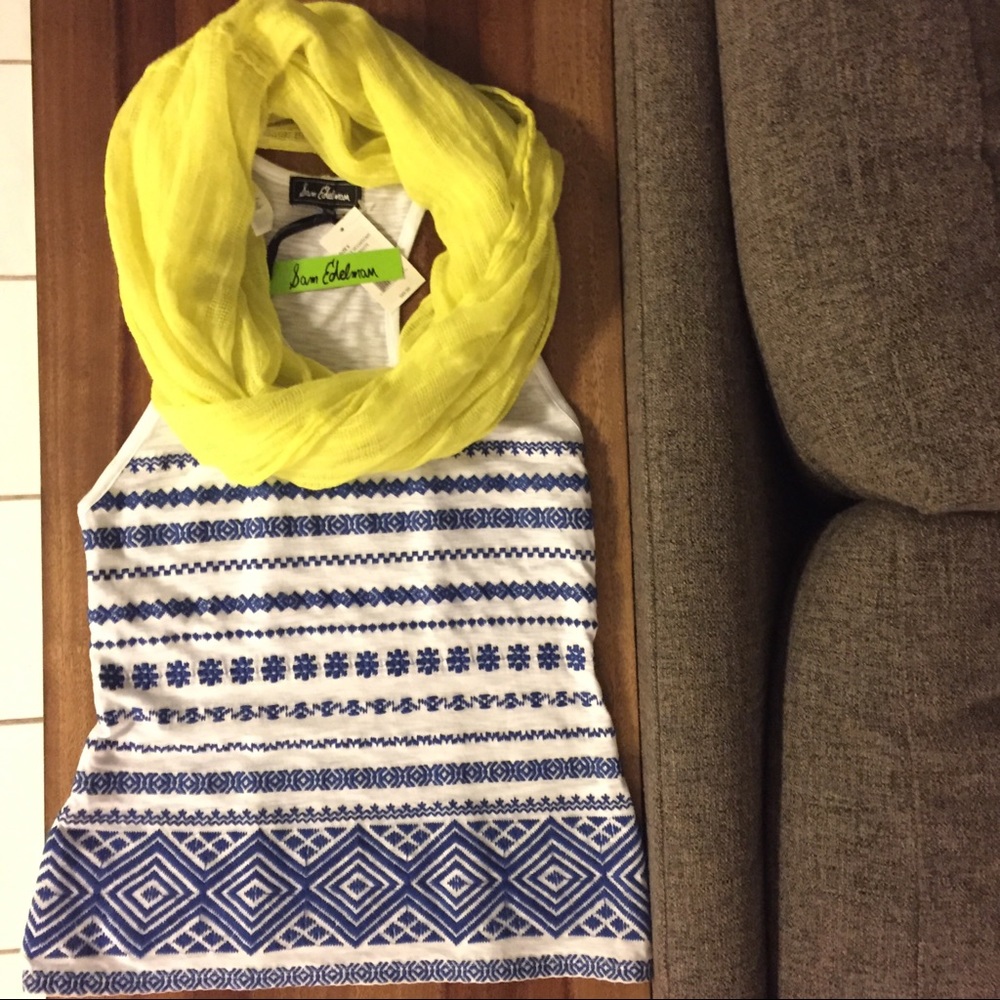 Sam Edelman Embroidered Tank🌴 - Picture 2 of 8