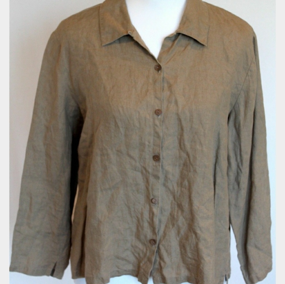 Eileen Fisher button down top
