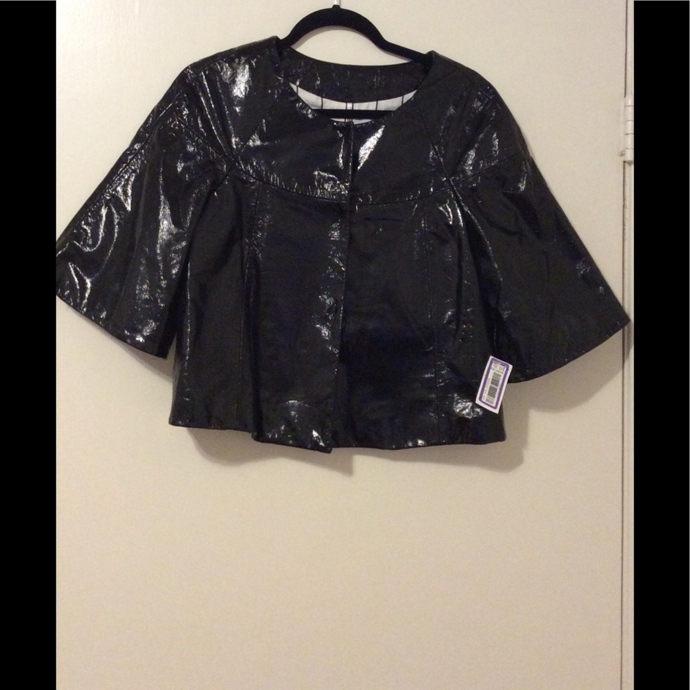 Leather Crop Jacket