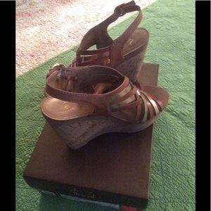 Franco Sarto Artisan Collection wedges size 6 W