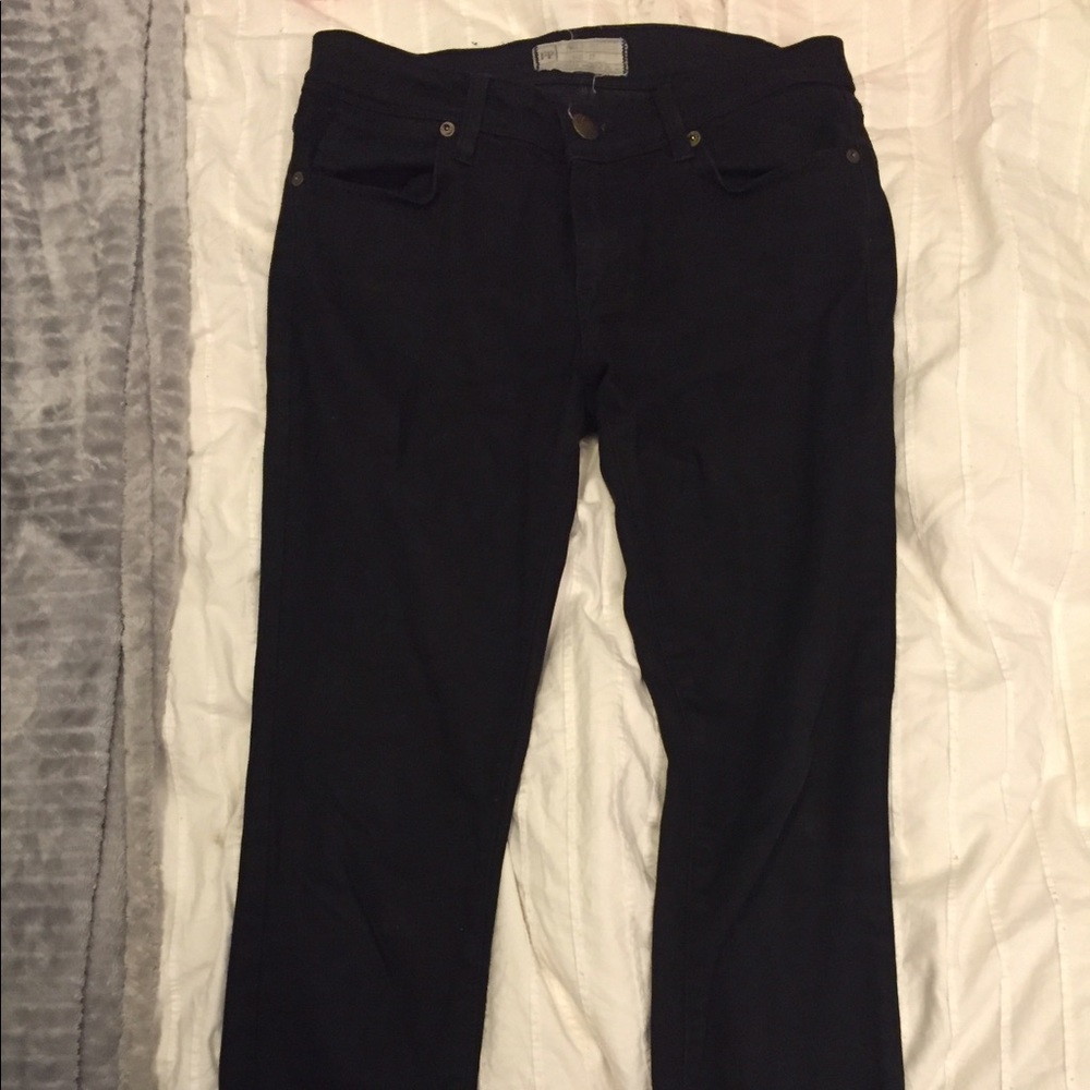 Free People: Classic Black Skinnys