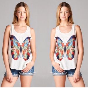 Butterfly Graphic Tank