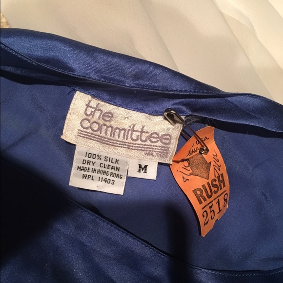 Silk Blouse Vintage Top - Picture 4 of 4