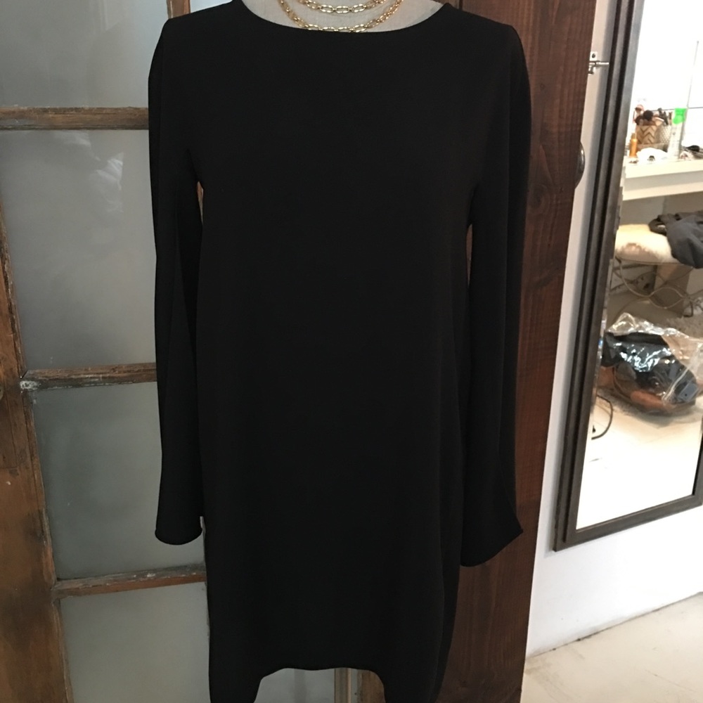 Zara - cape sleeve dress