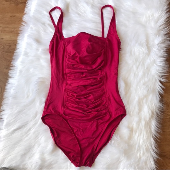 Calvin Klein Other - Gorgeous Red Calvin Klein One Piece Swimsuit