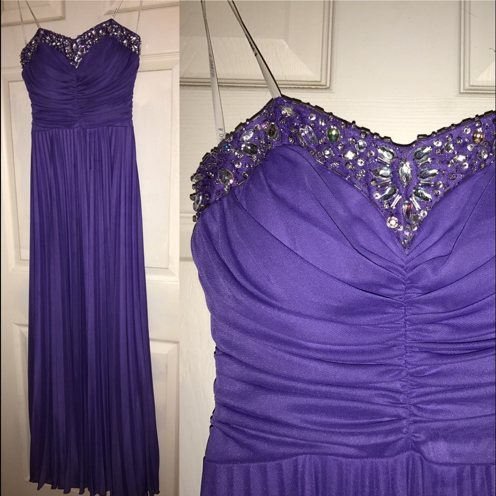 Purple Evening Prom /Home Coming/ Event Dress