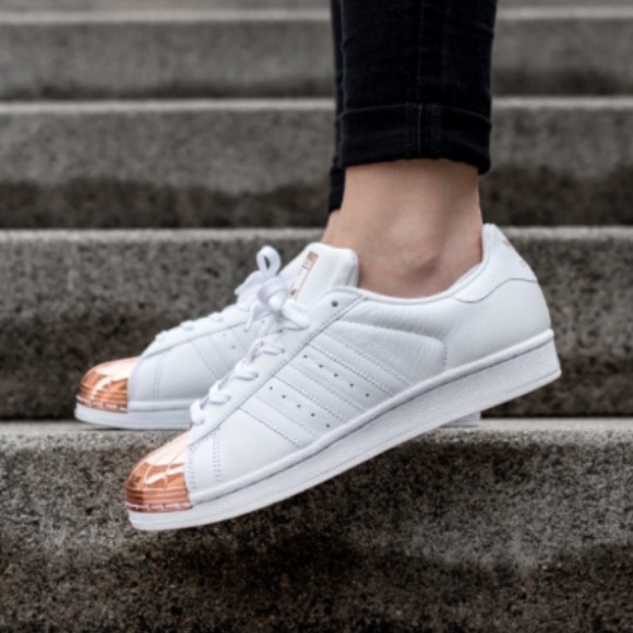 Adidas superstar rose gold copper metal toe white - Picture 4 of 6