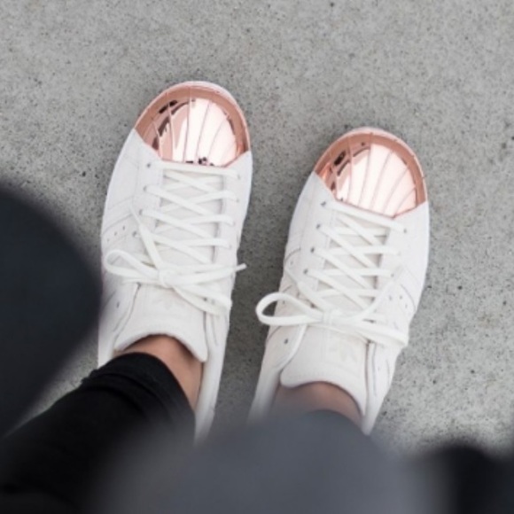 Adidas superstar rose gold copper metal toe white - Picture 5 of 6