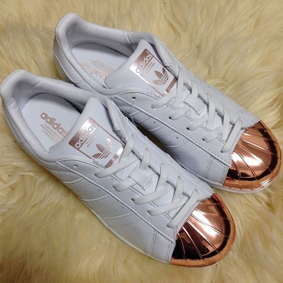 Adidas superstar rose gold copper metal toe white - Picture 6 of 6