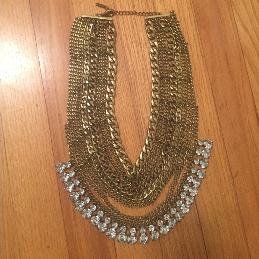 Baublebar statement bib necklace - like new!