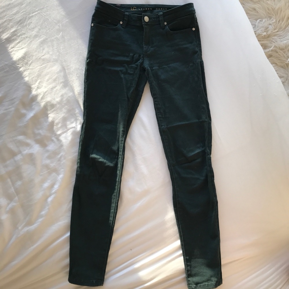 Lauren Conrad - Forest Green Skinnies Size 4 🌲