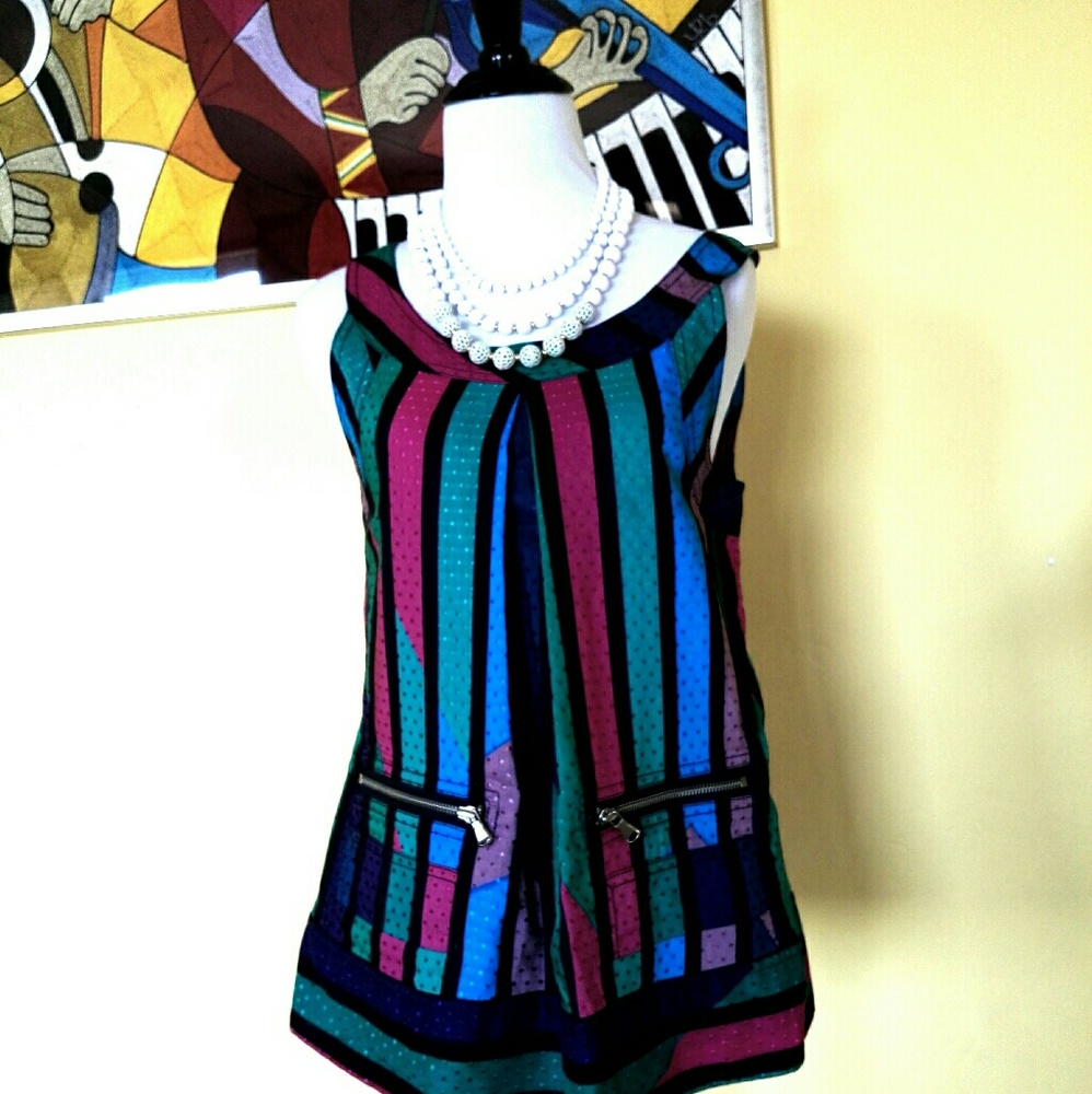 Marc By Marc Jacobs Women Color Strips  Top