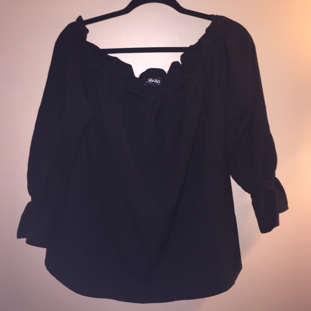 Off the shoulder shirt