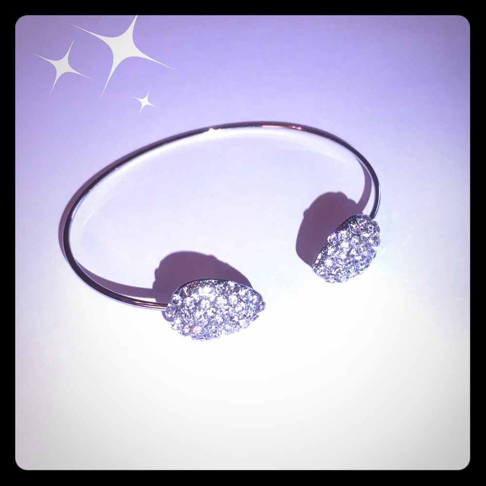 Crystal Pave Cuff Bracelet