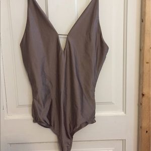 LA Hearts Satin Bodysuit