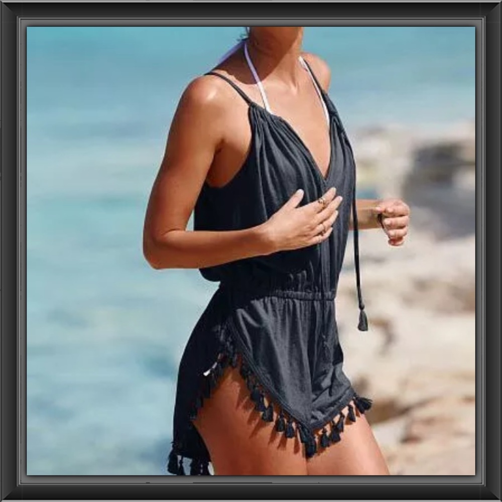 🌺 sexy romper cover up for bathing suit
