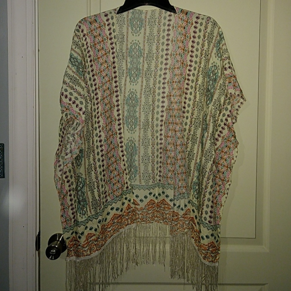 Fringed Cardigan