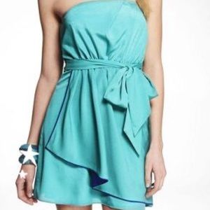 Express Strapless Pleated Tube Dress