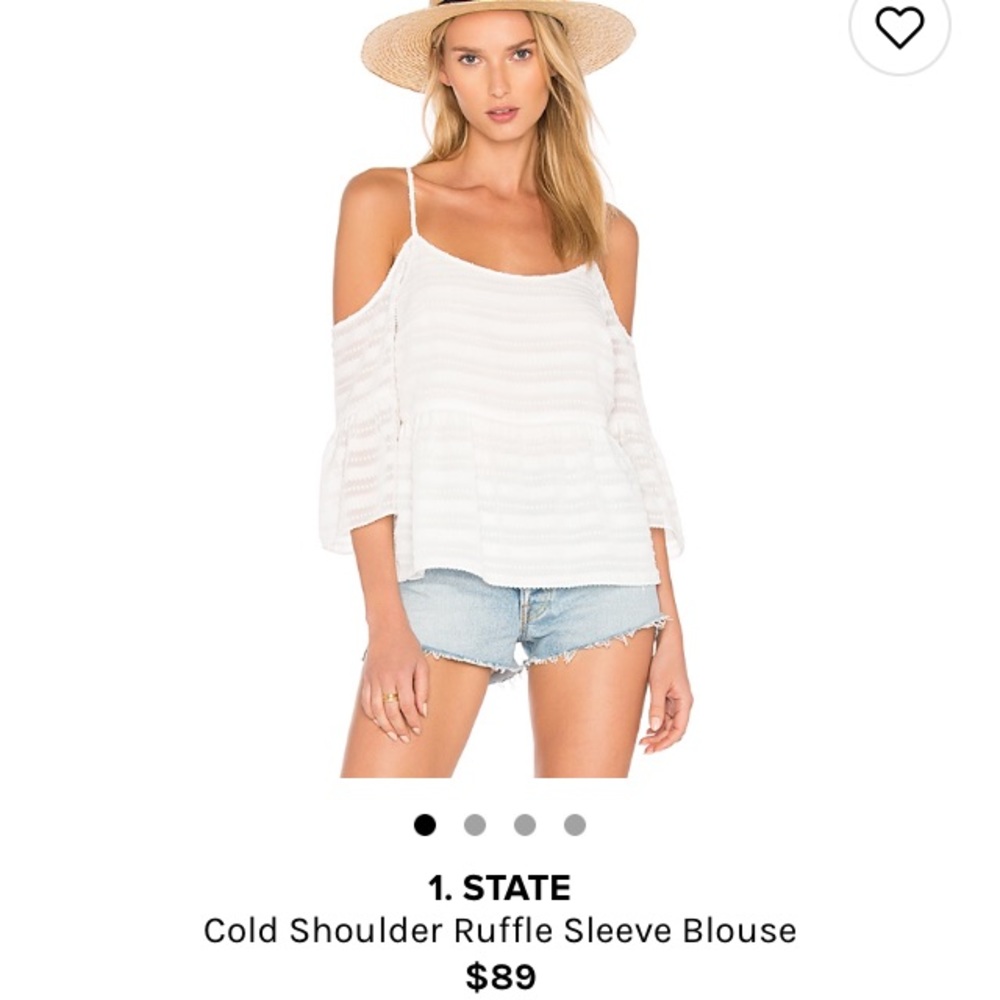 Cold shoulder top