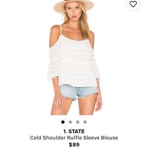 Cold shoulder top