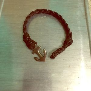 James Avery Braided Bracelet with Anchor Clasp