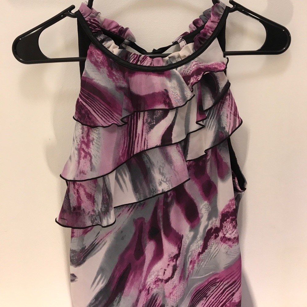 Purple/Grey top