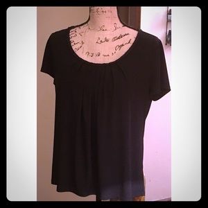 George Simple Black Blouse 12/14