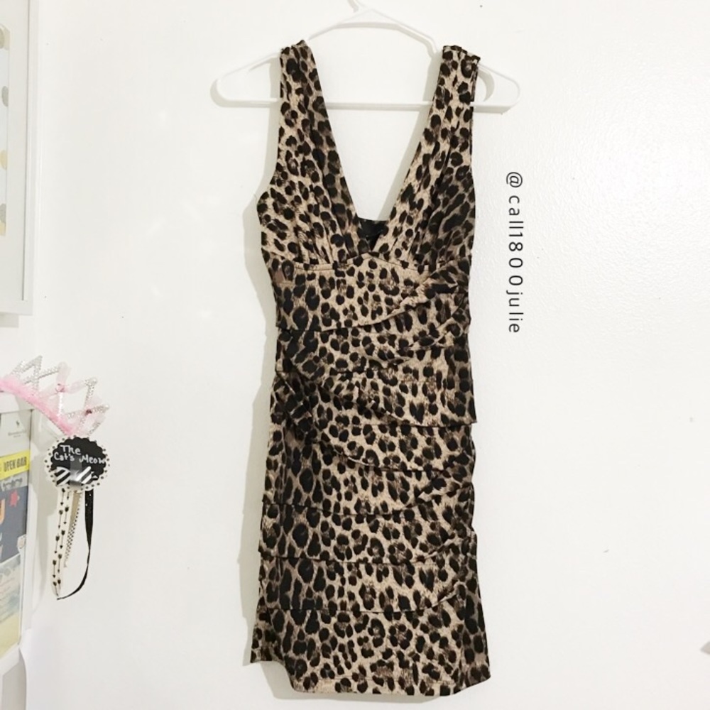 Leopard print dress