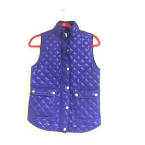 Electric Blue J Crew vest