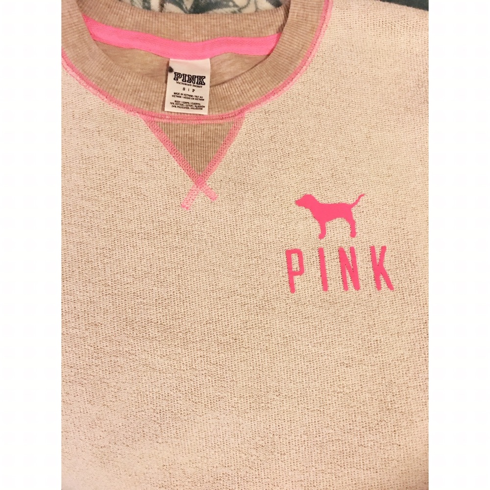 PINK cute oversized sweatshirt