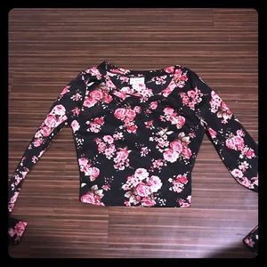 Floral crop top